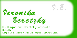 veronika beretzky business card